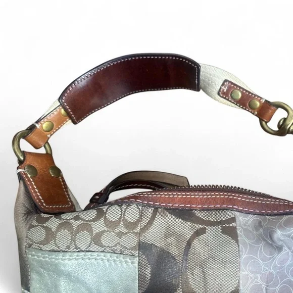 Coach Patchwork Shoulder Bag Vintage Y2K - Picture 7 of 8